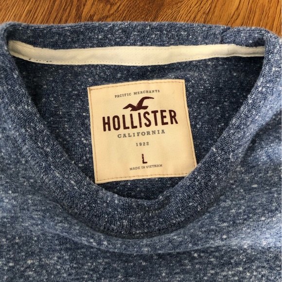 Hollister California termo long sleeve sweatshirt men’s large size blue - Picture 2 of 8